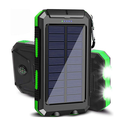 Draagbare zonne-energie powerbank voor telefoon