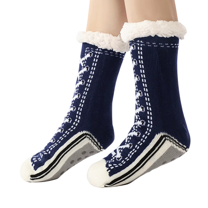 Chaussons confortables en cachemire ultra épais