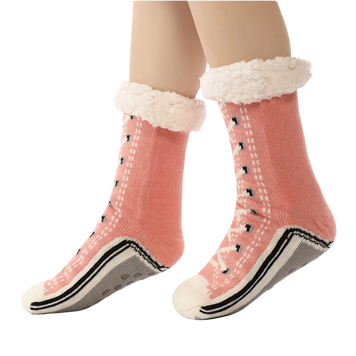 Chaussons confortables en cachemire ultra épais