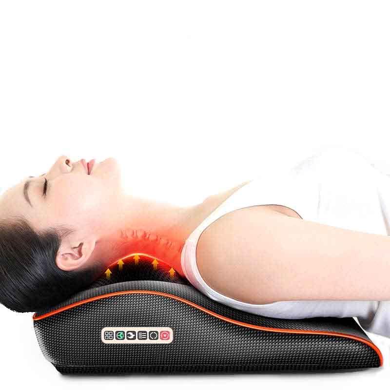 ThermaFlex™ – Masserend kussen voor rug en nek met verwarmingsfunctie