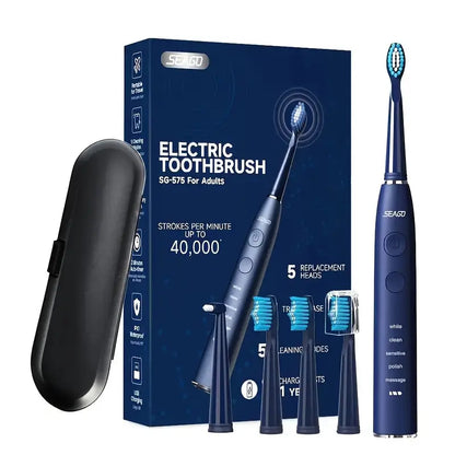 Dentrax™ – Brosse à dents électrique automatique pour hommes, longue autonomie et étanche