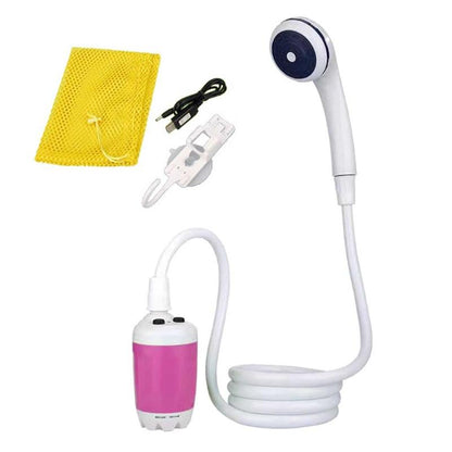 Douche électrique portable à batterie rechargeable