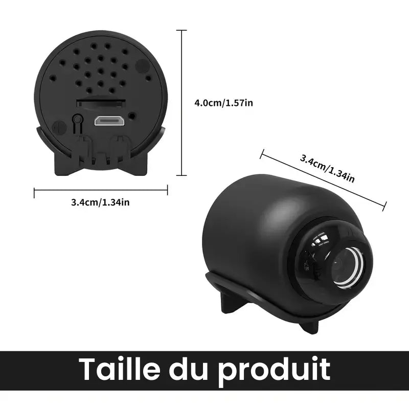 Mini caméra espion sans fil HD à contrôle à distance