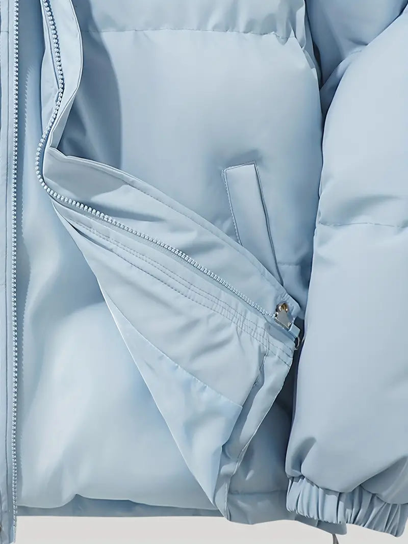 Veste d'hiver matelassée classique à capuche