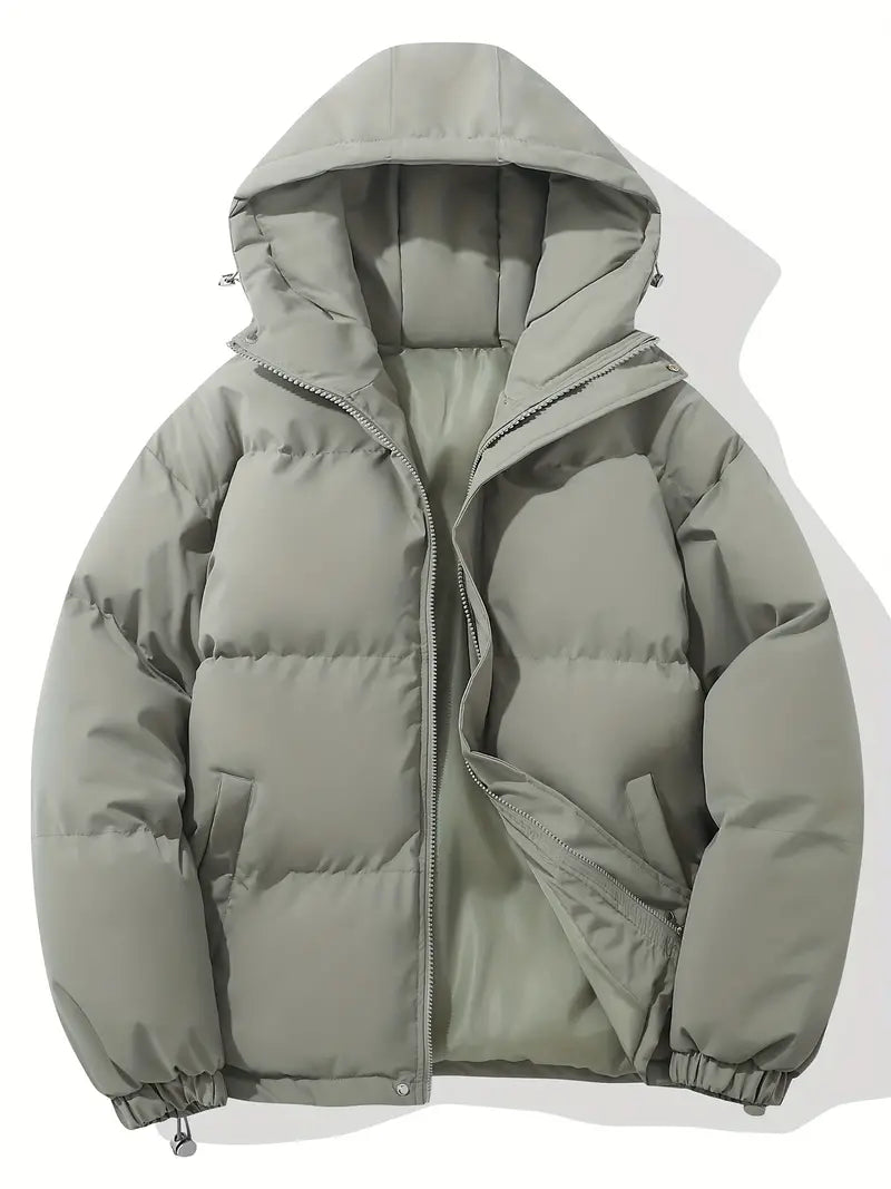 Veste d'hiver matelassée classique à capuche