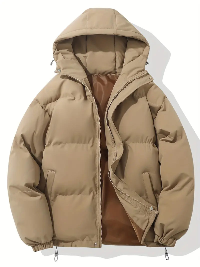 Veste d'hiver matelassée classique à capuche