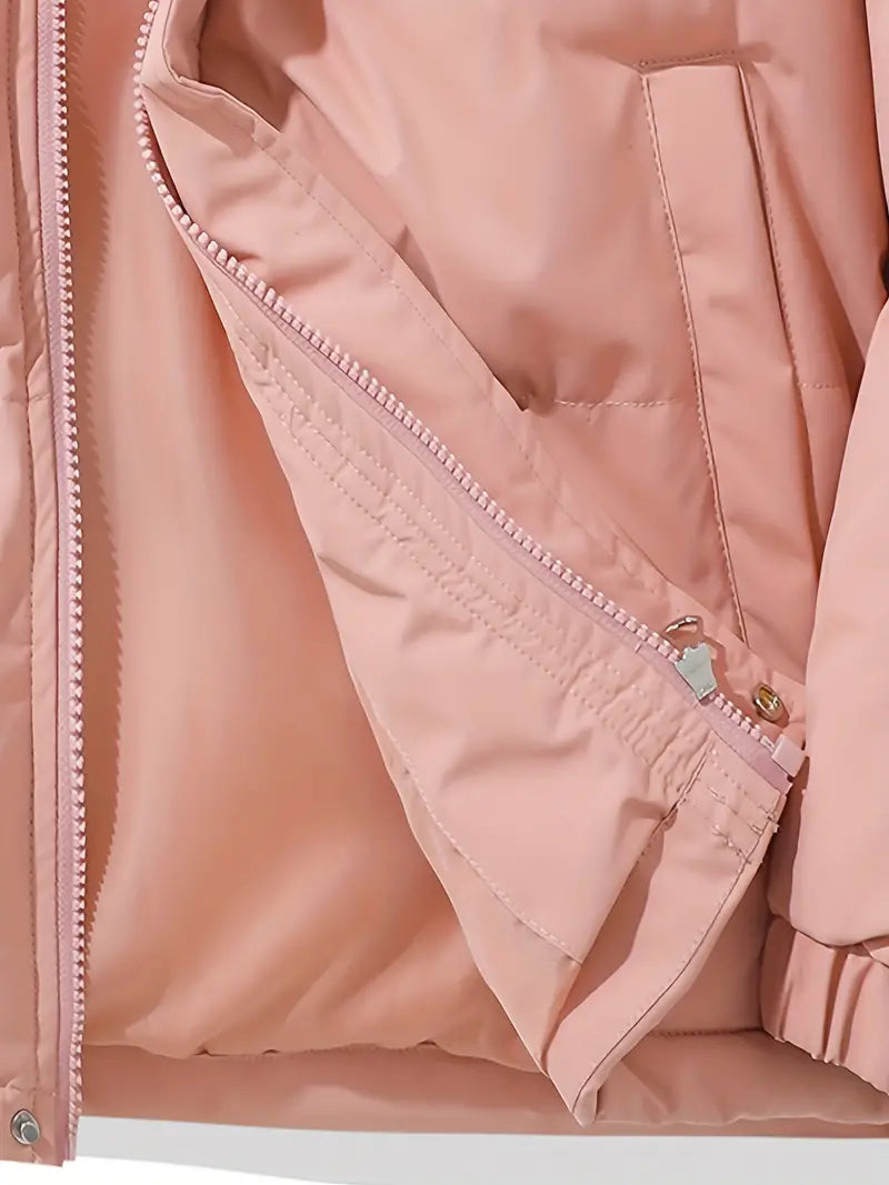 Veste d'hiver matelassée classique à capuche