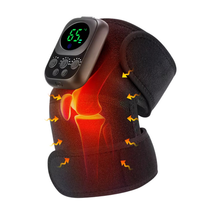 Verwarmde Kniebrace met EMS Massage 60 °C – Lange Batterijduur 5000 mAh