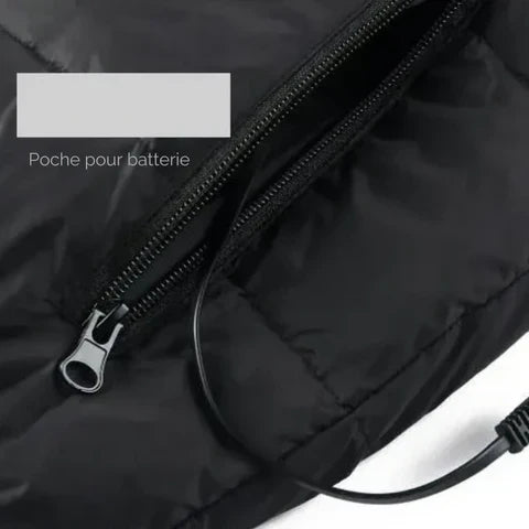 Gilet chauffant électrique isolant hiver