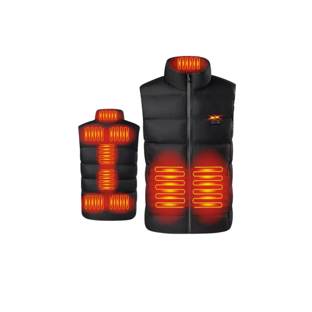 Gilet chauffant électrique isolant hiver