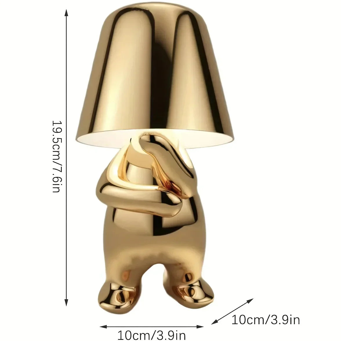 Elegante gouden tafellamp