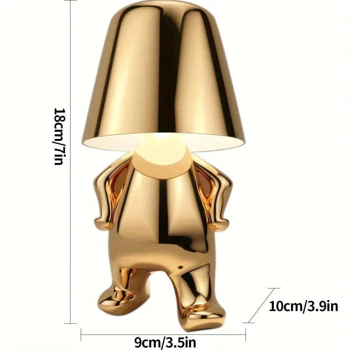 Elegante gouden tafellamp