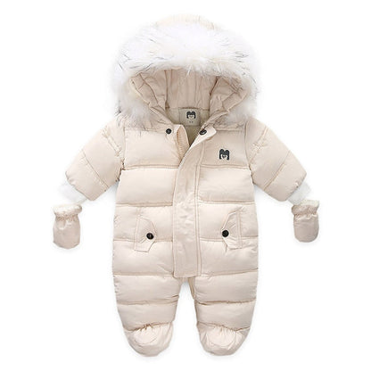 Warme winter baby overall