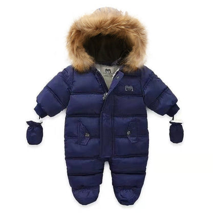 Warme winter baby overall