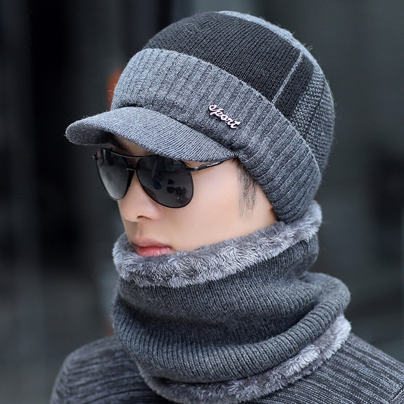 Robuuste en verwarmde winterhoed