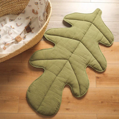 Tapis de sol souple en forme de feuille pour bébé