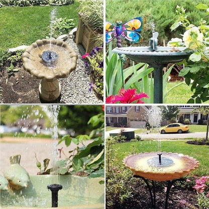 Mini fontaine d'eau solaire autonome compacte