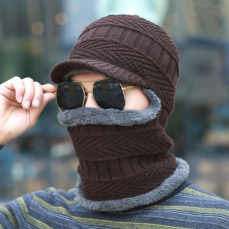 Robuuste en verwarmde winterhoed