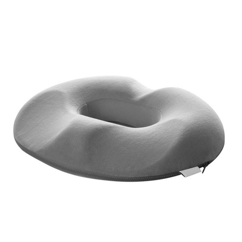 Oreiller ergonomique anti-hémorroïdes en forme de beignet