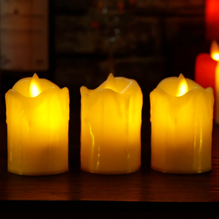 Veilige LED-kaarsen voor feesten en avonden