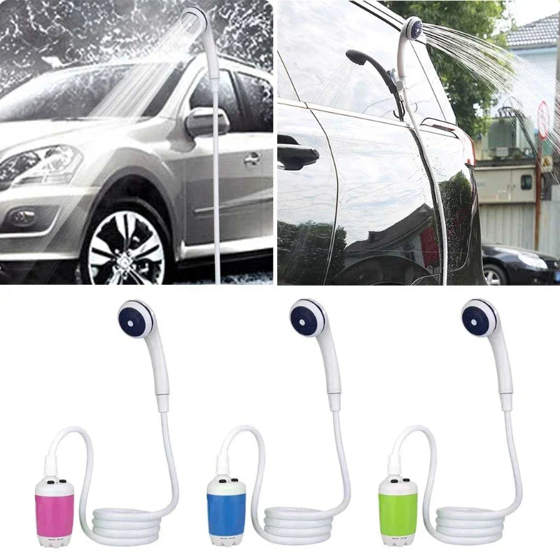 Douche électrique portable à batterie rechargeable
