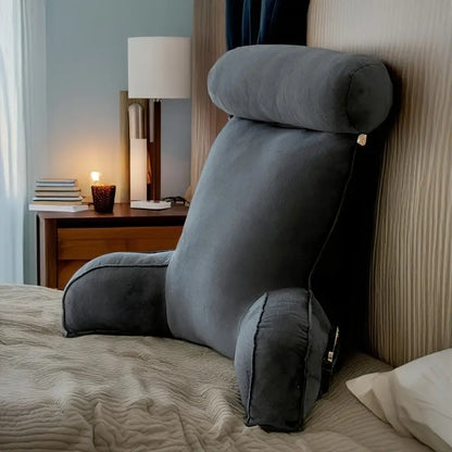 LumbraNest™ – Coussin de lecture ergonomique grand format pour lit et canapé