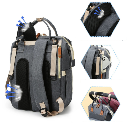 MamáEase™ – Sac à langer bébé imperméable et pratique pour parents organisés