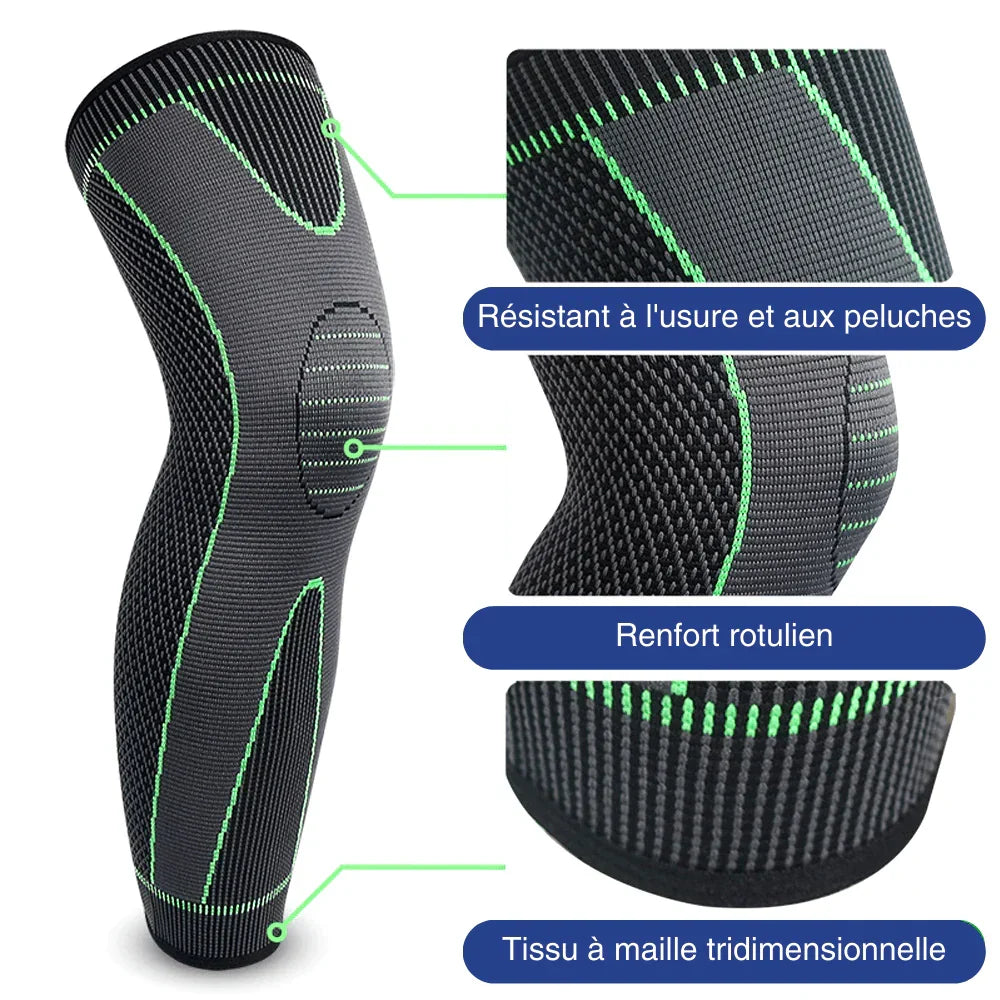 Genouillère de maintien confortable ajustable