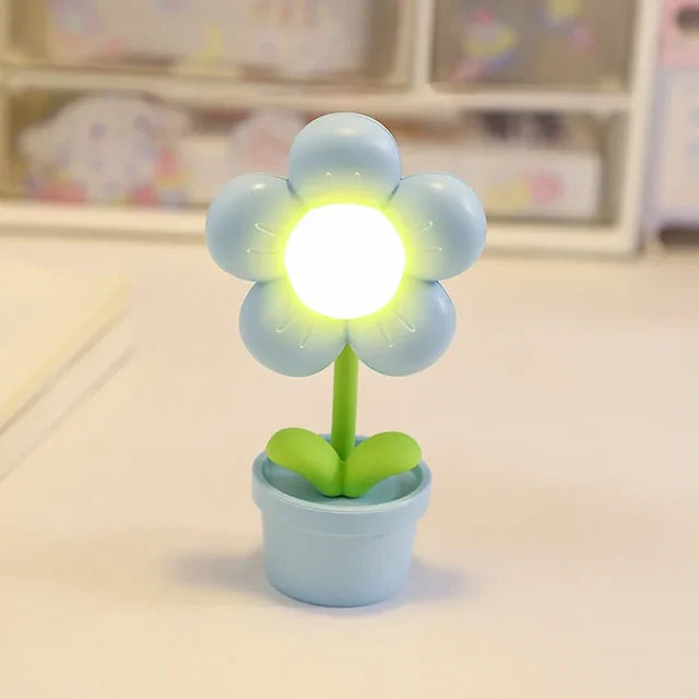 Elegante bloemrijke tafellamp