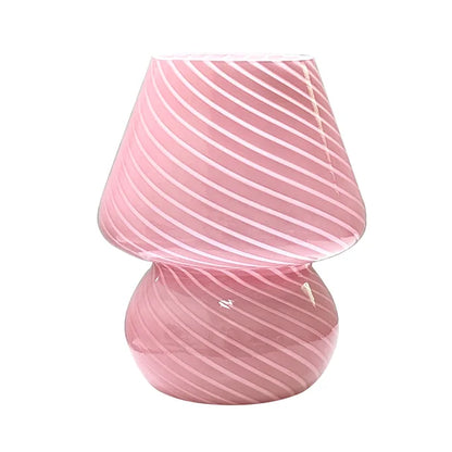 Elegante glazen bureaulamp