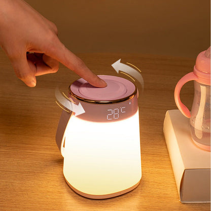 Veilleuse LED rechargeable à affichage heure et température