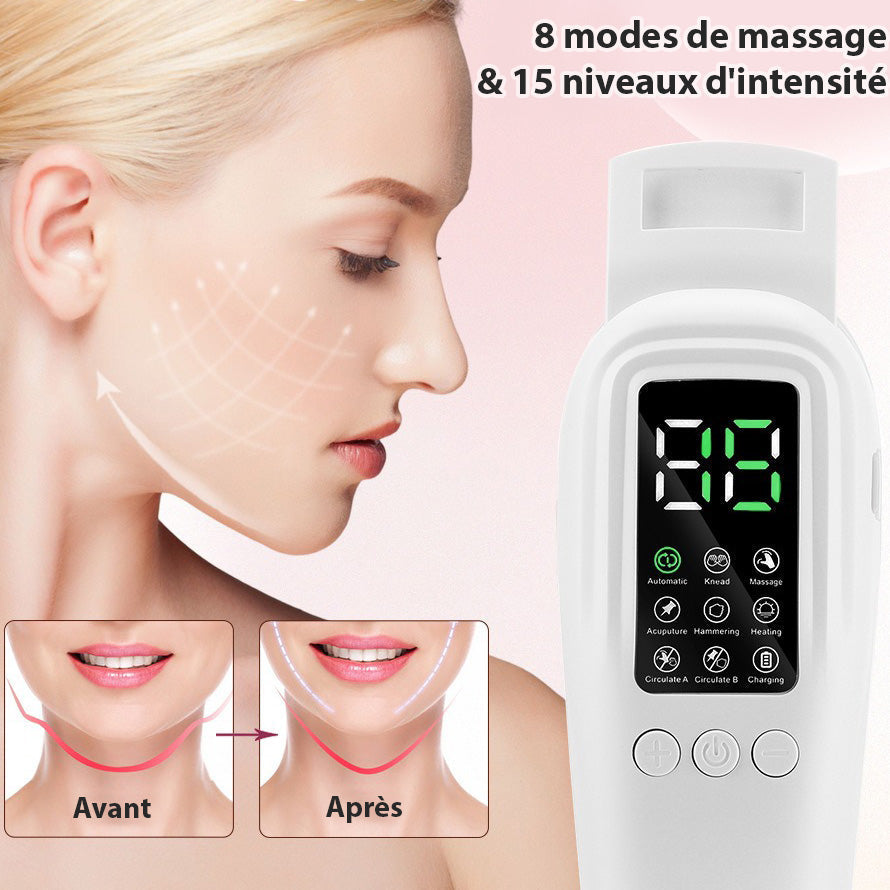 Appareil de lifting visage rechargeable à massage anti-rides