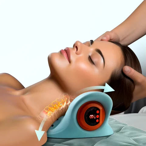 Oreiller de massage cervical intelligent ergonomique