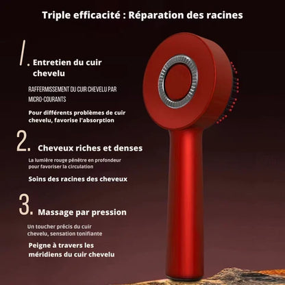 Peigne électrique de massage professionnel pour soins capillaires
