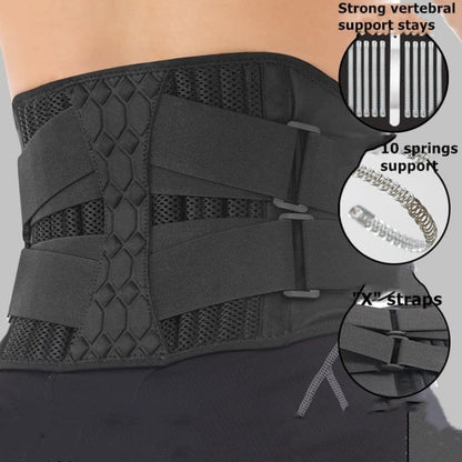 PosturaX™ – Ceinture lombaire homme pour maintien dorsal optimal