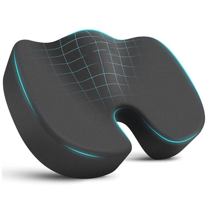 Postura™ – Coussin ergonomique U-shape à mémoire de forme pour chaise de bureau