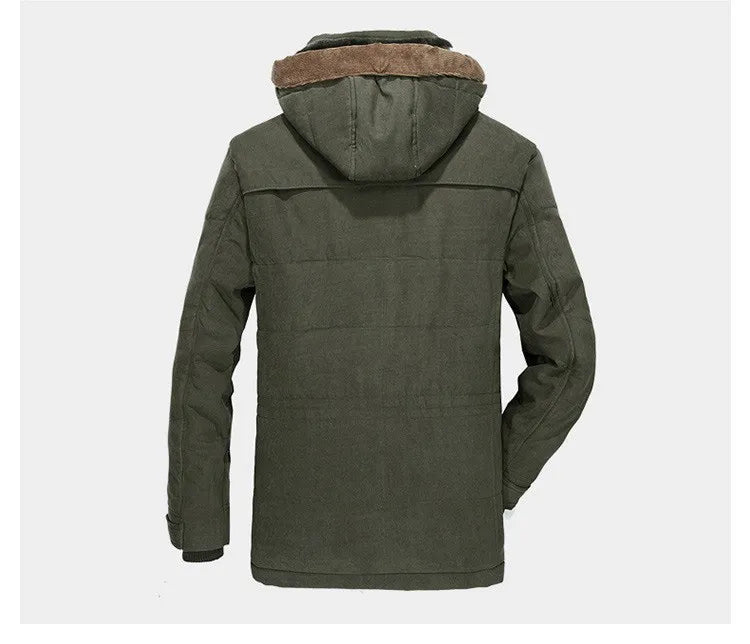Veste d'hiver isolante à capuche ajustable