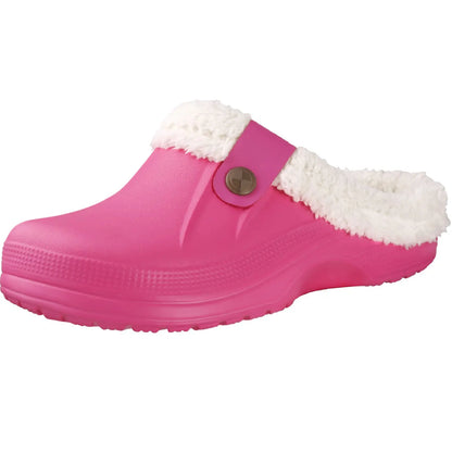 Unisex warme antislip bontpantoffels