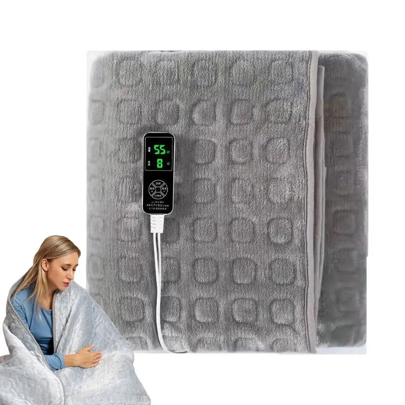 Couverture Chauffante Élégante pour Détente au Bureau ou au Domicile - Santeova