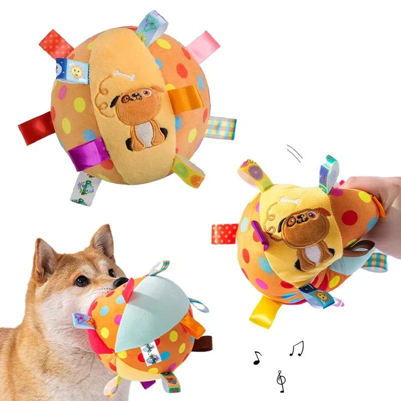 Balle interactive sonore pour animaux