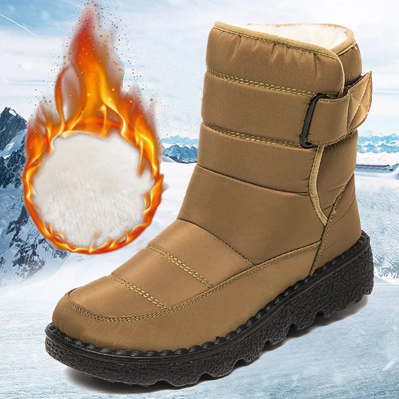 Bottes de neige isolantes imperméables hiver