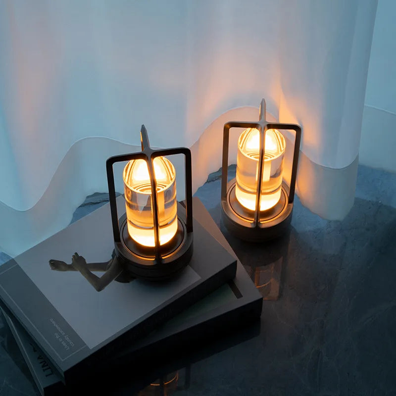 Lampe de Table Portative Élégante Rechargeable - Santeova