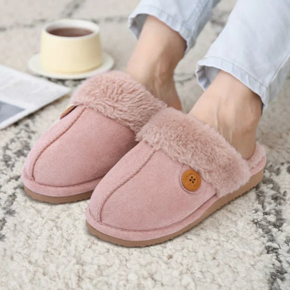 Zachte verwarmde pantoffels voor dames
