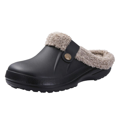 Unisex warme antislip bontpantoffels