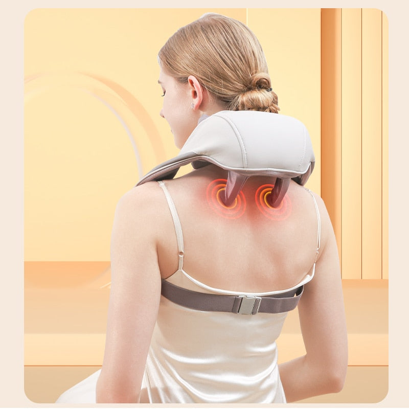 Masseur de cou électrique portable multifonction