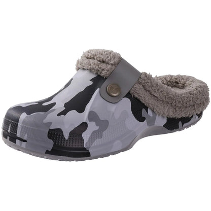 Unisex warme antislip bontpantoffels