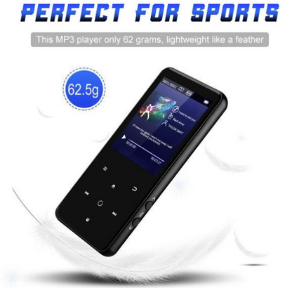Lecteur MP3 Bluetooth portable à écran 2,4 pouces
