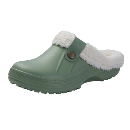 Unisex warme antislip bontpantoffels