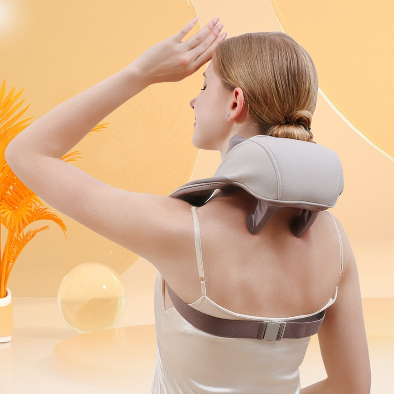 Masseur de cou électrique portable multifonction