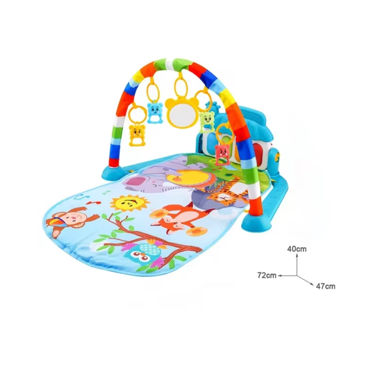 Tapis d'activité musical interactif pour bébé